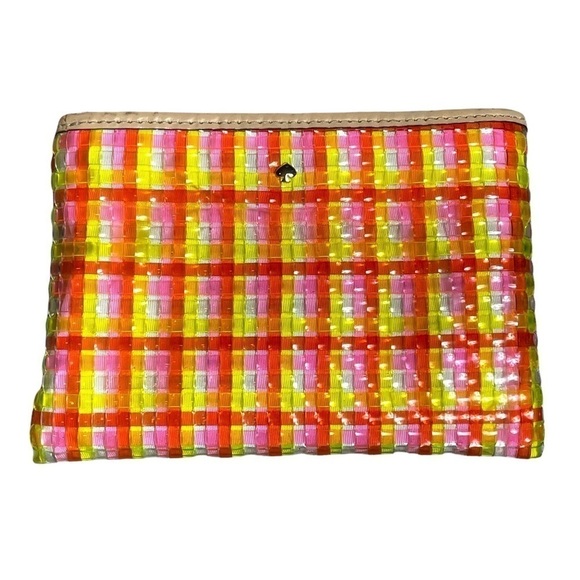 Kate Spade Jelly Grove Woven Tote Bag with Coin Pouch - Picture 2 of 11